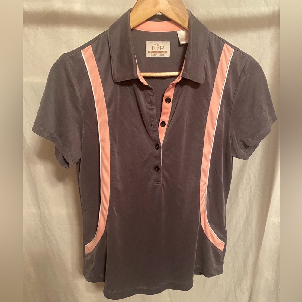E P Pro Tour Tech Women's sz.M Mock Polo